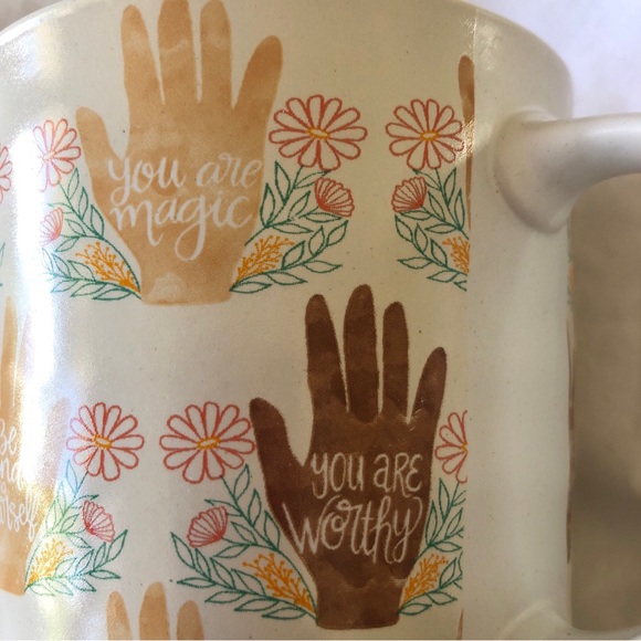Rare Vintage Fig & Fern Positive Affirmations Mug - Picture 2 of 4
